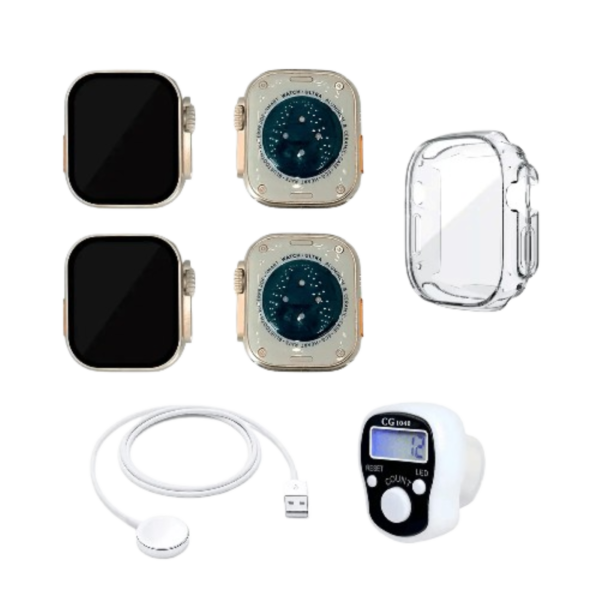 Y70 Apple Ultra Series 2 Piece Smart Watch In 1 Box With 13 Straps And Watch Case - Image 5