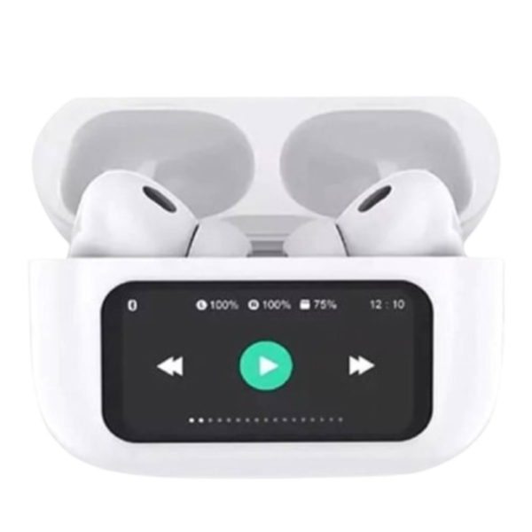 AIRPODS A9 PRO Touch Screen ANC/ENC Noise Reduction, Touch Control Wireless Headset TWS Noise Cancelling Earbud Bluetooth 5.4 Wireless Earbuds - Image 2