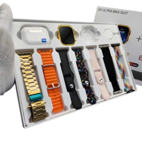 10-in-1 Ultra Sports Smartwatch Complete i20 Ultra Max Suit + Best quality Earbuds in affordable price - Image 6