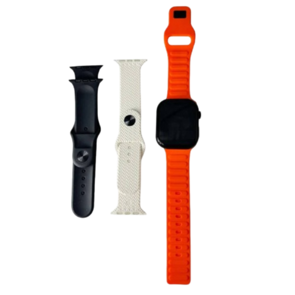 N9 Max Smart Watch – Stainless Steel, 3 Straps, 2.02" HD IPS Display, BT Calling & Fitness Tracking for Men and Women - Image 2